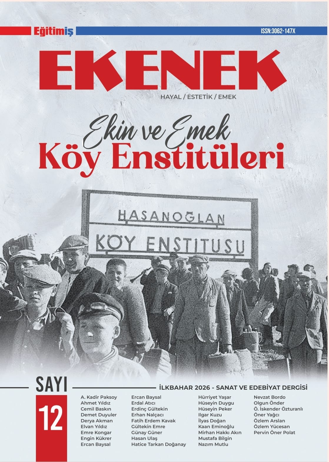 EKENEK DERGİSİ SAYI 12 YAYINDA